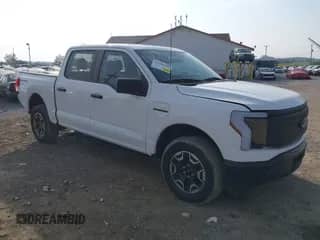 2023 Ford F-150 Lightning Pro with VIN 1FTVW1EL9PWG58694, listed as a IAAI auction lot 43285496 with 54,298 mi miles and . Bid and sale history available at DreamBid. Image 1.