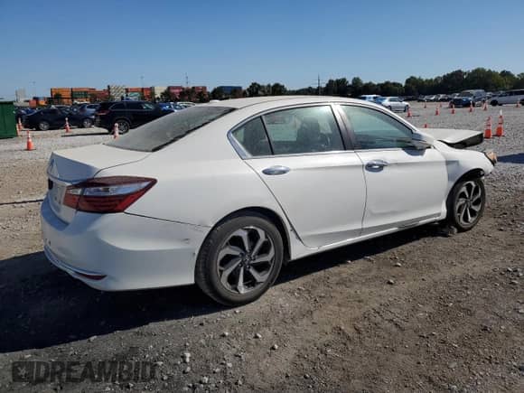 2016 Honda Accord EX-L with VIN 1HGCR2F88GA003956, listed as a Copart auction lot 70991155 with 139,031 mi miles and Salvage title. Bid and sale history available at DreamBid. Image 3.