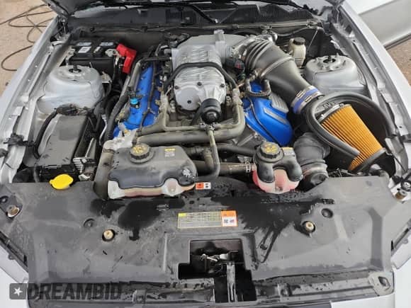 2014 Ford Mustang Shelby GT500 with VIN 1ZVBP8JZ0E5261118, listed as a Copart auction lot 85494295 with 12,583 mi miles and Salvage title. Bid and sale history available at DreamBid. Image 11.