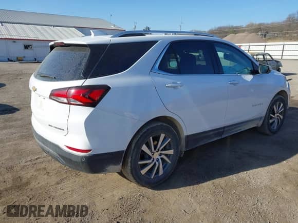 2024 Chevrolet Equinox Premier с VIN 3GNAXXEG5RL222880, выставлен на аукционе IAAI как лот 41792383 с пробегом 22 802 миль миль и . История ставок и продаж доступна на DreamBid. Изображение 4.