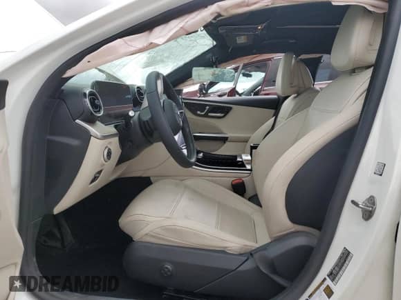 2022 Mercedes-Benz C 300 with VIN W1KAF4GB8NR057007, listed as a Copart auction lot 80397405 with 48,512 mi miles and Salvage title. Bid and sale history available at DreamBid. Image 7.