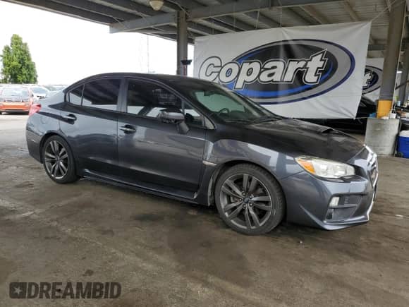 2017 Subaru WRX Premium with VIN JF1VA1E65H8822754, listed as a Copart auction lot 66036465 with 107,600 mi miles and Salvage title. Bid and sale history available at DreamBid. Image 4.