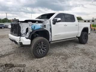 2023 GMC Sierra 1500 Denali с VIN 3GTUUGE80PG302715, выставлен на аукционе Copart как лот 55974565 с пробегом Не указан миль и Списание • Salvage title. История ставок и продаж доступна на DreamBid. Изображение 1.