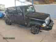 2021 Jeep Wrangler Unlimited Sahara High Altitude with VIN 1C4HJXEG2MW734057, listed as a Copart auction lot 78419394 with 43,567 mi miles and Salvage title. Bid and sale history available at DreamBid. Image 4.