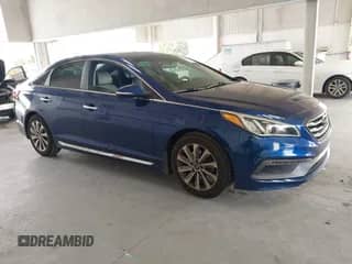 2016 Hyundai Sonata Sport with VIN 5NPE34AF3GH322524, listed as a IAAI auction lot 43243956 with 113,020 mi miles and . Bid and sale history available at DreamBid. Image 1.