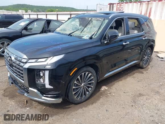 2023 Hyundai Palisade Calligraphy with VIN KM8R7DGE1PU514899, listed as a IAAI auction lot 42236839 with Not provided miles and . Bid and sale history available at DreamBid. Image 2.