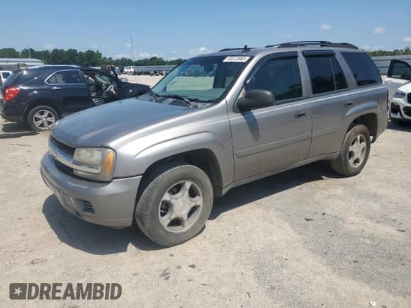 2007 Chevrolet TrailBlazer LS z VIN 1GNDS13S872198461, wystawiony jako Copart lot #65573865 z przebiegiem 229 986 mil mil oraz Szkoda całkowita • Salvage title. Historia ofert i sprzedaży dostępna na DreamBid. Obrazek 1.