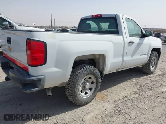 2017 Chevrolet Silverado 1500 Work Truck with VIN 1GCNCNEH9HZ383047, listed as a IAAI auction lot 41720572 with 112,120 mi miles and . Bid and sale history available at DreamBid. Image 4.