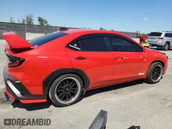 2023 Subaru WRX Limited с VIN JF1VBAL69P9820787, выставлен на аукционе Copart как лот 50486855 с пробегом 12 787 миль миль и Списание • Salvage title. История ставок и продаж доступна на DreamBid. Изображение 3.