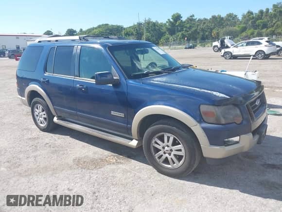 2006 Ford Explorer Eddie Bauer with VIN 1FMEU74E16ZA27622, listed as a IAAI auction lot 43264499 with 246,100 mi miles and . Bid and sale history available at DreamBid. Image 1.
