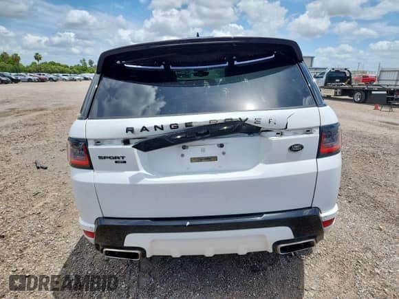 2022 Land Rover Range Rover Sport HST with VIN SALWS2RUXNA217748, listed as a Copart auction lot 59335655 with 33,428 mi miles and Salvage title. Bid and sale history available at DreamBid. Image 6.