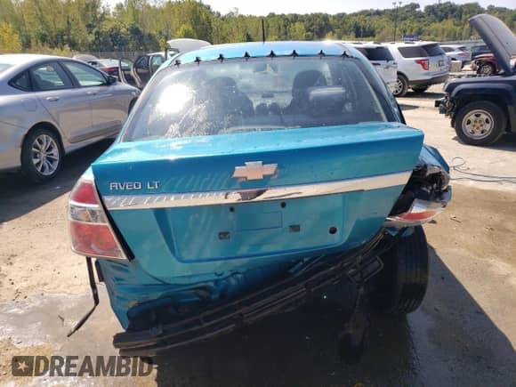 2009 Chevrolet Aveo LS z VIN KL1TD56E49B661962, wystawiony jako Copart lot #70850474 z przebiegiem 103 516 mil mil oraz Nie do naprawy • Non repairable. Historia ofert i sprzedaży dostępna na DreamBid. Obrazek 6.