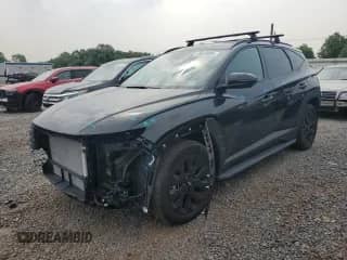 2024 Hyundai Tucson XRT with VIN KM8JFCDE1RU301694, listed as a Copart auction lot 60045605 with 10,634 mi miles and Salvage title. Bid and sale history available at DreamBid. Image 1.