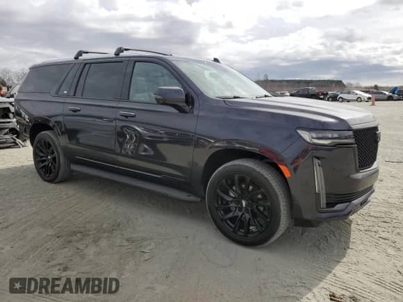 2022 Cadillac Escalade ESV Premium Luxury с VIN 1GYS4KKL1NR148333, выставлен на аукционе Copart как лот 47856445 с пробегом 32 341 миль миль и Списание • Salvage title. История ставок и продаж доступна на DreamBid. Изображение 4.