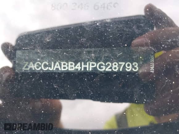 2017 Jeep Renegade Latitude с VIN ZACCJABB4HPG28793, выставлен на аукционе IAAI как лот 42986404 с пробегом 112 532 миль миль и . История ставок и продаж доступна на DreamBid. Изображение 17.