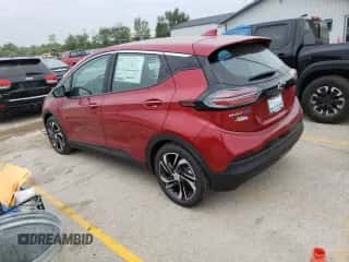2023 Chevrolet Bolt EV 1LT z VIN 1G1FW6S07P4176502, wystawiony jako Copart lot #64961313 z przebiegiem 3 mil mil oraz . Historia ofert i sprzedaży dostępna na DreamBid. Obrazek 2.