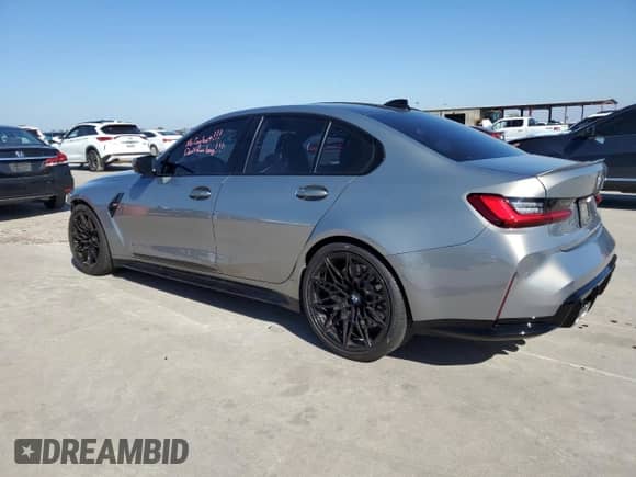 2021 BMW M3 с VIN WBS53AY0XMFL04228, выставлен на аукционе Copart как лот 80012024 с пробегом 16 588 миль миль и Списание • Salvage title. История ставок и продаж доступна на DreamBid. Изображение 2.