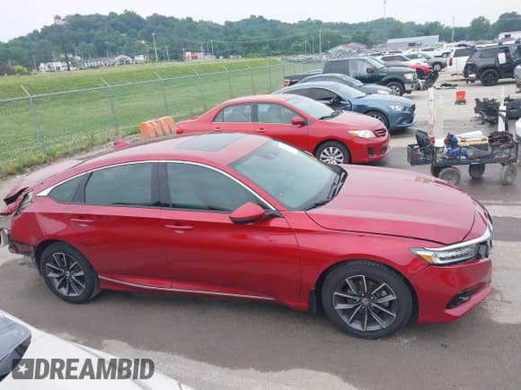 2021 Honda Accord EX-L с VIN 1HGCV1F57MA003003, выставлен на аукционе IAAI как лот 42470343 с пробегом 91 038 миль миль и . История ставок и продаж доступна на DreamBid. Изображение 13.