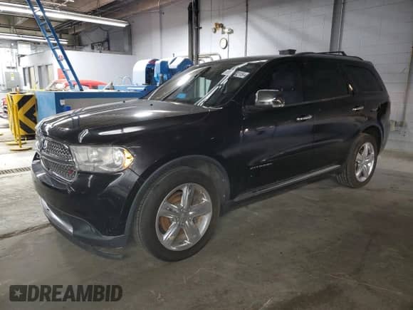 2013 Dodge Durango Citadel with VIN 1C4RDHEG0DC500079, listed as a Copart auction lot 86897215 with 119,522 mi miles and Clean title. Bid and sale history available at DreamBid. Image 1.