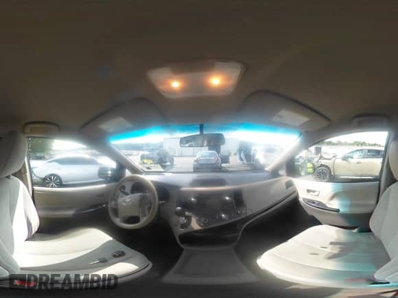 2012 Toyota Sienna with VIN 5TDZK3DC2CS219311, listed as a IAAI auction lot 43106345 with 158,446 mi miles and . Bid and sale history available at DreamBid. Image 21.