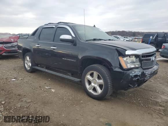 2008 Chevrolet Avalanche LTZ with VIN 3GNFK12Y48G131461, listed as a Copart auction lot 82122834 with 280,127 mi miles and Salvage title. Bid and sale history available at DreamBid. Image 4.