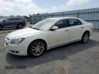 2010 Chevrolet Malibu LTZ with VIN 1G1ZE5E79A4105635, listed as a Copart auction lot 68819055 with 130,811 mi miles and Clean title. Bid and sale history available at DreamBid. Image 1.