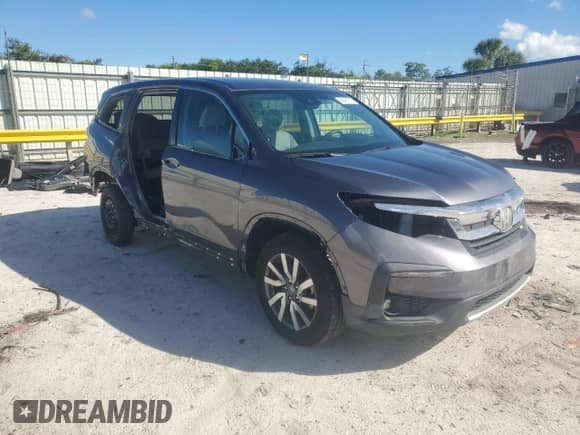 2020 Honda Pilot EX с VIN 5FNYF6H33LB059634, выставлен на аукционе Copart как лот 86421135 с пробегом 65 063 миль миль и Списание • Salvage title. История ставок и продаж доступна на DreamBid. Изображение 4.