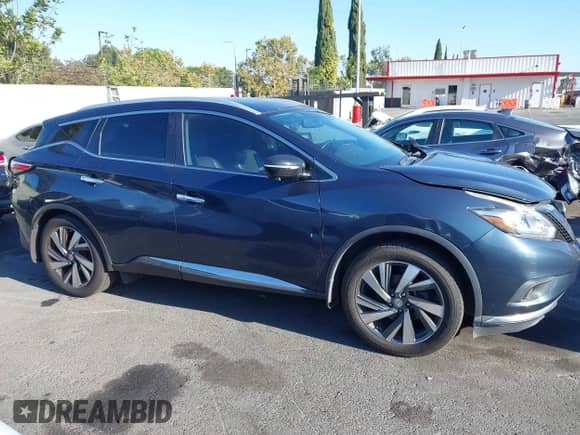 2015 Nissan Murano SL с VIN 5N1AZ2MG1FN205847, выставлен на аукционе IAAI как лот 43165922 с пробегом 173 645 миль миль и . История ставок и продаж доступна на DreamBid. Изображение 14.