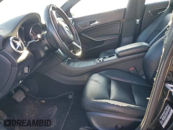 2015 Mercedes-Benz CLA 250 with VIN WDDSJ4GBXFN258533, listed as a Copart auction lot 87038645 with Not provided miles and Clean title. Bid and sale history available at DreamBid. Image 7.