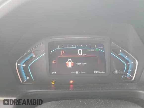 2019 Honda Odyssey EX-L with VIN 5FNRL6H70KB124809, listed as a Copart auction lot 80999965 with 78,336 mi miles and Salvage title. Bid and sale history available at DreamBid. Image 9.