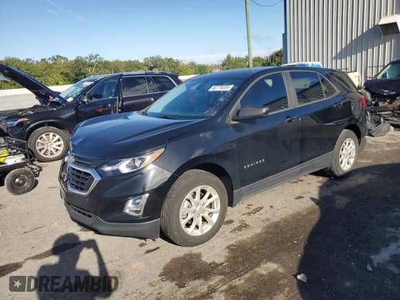 2020 Chevrolet Equinox LS with VIN 2GNAXHEV0L6269847, listed as a Copart auction lot 82778355 with 46,282 mi miles and Clean title. Bid and sale history available at DreamBid. Image 1.