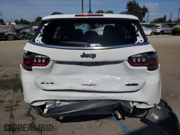2024 Jeep Compass Latitude with VIN 3C4NJDBNXRT110623, listed as a Copart auction lot 80965655 with 60,432 mi miles and Salvage title. Bid and sale history available at DreamBid. Image 6.
