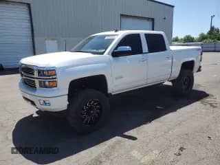 2014 Chevrolet Silverado 1500 High Country with VIN 3GCUKTEJXEG491842, listed as a Copart auction lot 58810285 with 77,446 mi miles and Salvage title. Bid and sale history available at DreamBid. Image 1.