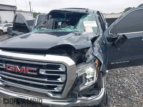 2021 GMC Sierra 1500 SLT with VIN 3GTU9DED9MG191347, listed as a IAAI auction lot 42918432 with 142,464 mi miles and . Bid and sale history available at DreamBid. Image 6.