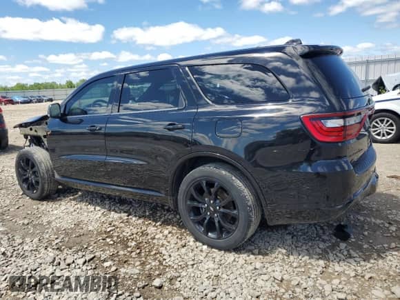 2020 Dodge Durango GT with VIN 1C4RDJDG7LC395032, listed as a Copart auction lot 64774575 with 76,587 mi miles and Salvage title. Bid and sale history available at DreamBid. Image 2.