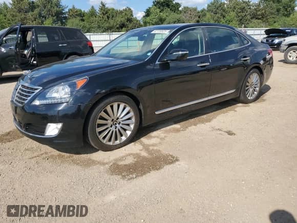 2014 Hyundai Equus Signature с VIN KMHGH4JH8EU090187, выставлен на аукционе Copart как лот 62720525 с пробегом 70 874 миль миль и Списание • Salvage title. История ставок и продаж доступна на DreamBid. Изображение 1.