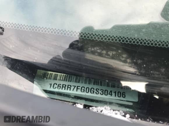 2016 Ram 1500 Tradesman z VIN 1C6RR7FG0GS304106, wystawiony jako Copart lot #44371585 z przebiegiem 128 368 mil mil oraz Szkoda całkowita • Salvage title. Historia ofert i sprzedaży dostępna na DreamBid. Obrazek 14.