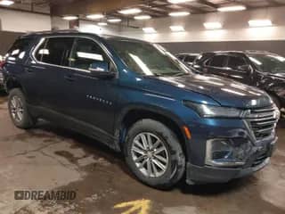 2022 Chevrolet Traverse LT Cloth с VIN 1GNEVGKW1NJ145476, выставлен на аукционе IAAI как лот 41744147 с пробегом 39 402 миль миль и . История ставок и продаж доступна на DreamBid. Изображение 1.