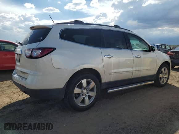 2015 Chevrolet Traverse LTZ с VIN 1GNKVJKD8FJ240777, выставлен на аукционе Copart как лот 84630735 с пробегом 117 987 миль миль и Списание • Salvage title. История ставок и продаж доступна на DreamBid. Изображение 3.