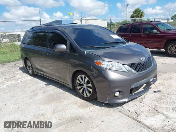 2011 Toyota Sienna SE с VIN 5TDXK3DC4BS092602, выставлен на аукционе IAAI как лот 42540554 с пробегом 126 651 миль миль и . История ставок и продаж доступна на DreamBid. Изображение 1.