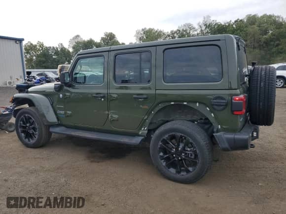 2021 Jeep Wrangler Unlimited Sahara с VIN 1C4JJXP61MW802984, выставлен на аукционе Copart как лот 80934975 с пробегом 42 790 миль миль и Списание • Salvage title. История ставок и продаж доступна на DreamBid. Изображение 2.