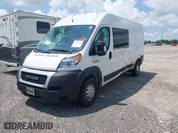 2021 Ram ProMaster Cargo с VIN 3C6LRVDG4ME534842, выставлен на аукционе IAAI как лот 42432526 с пробегом 75 534 миль миль и . История ставок и продаж доступна на DreamBid. Изображение 2.
