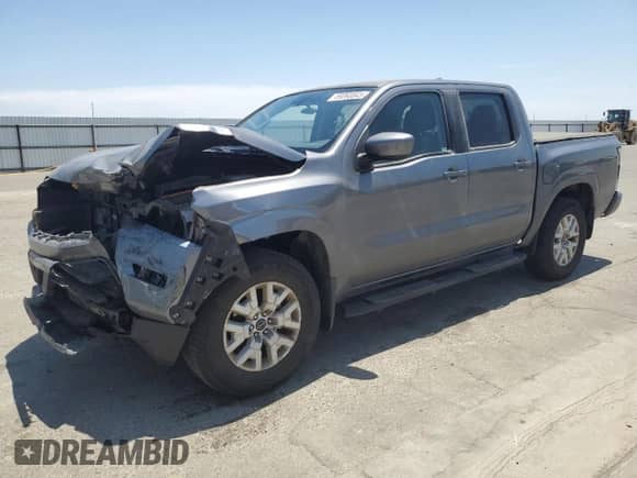 2023 Nissan Frontier Pro-X with VIN 1N6ED1EJ8PN609378, listed as a Copart auction lot 59393845 with 23,440 mi miles and Salvage title. Bid and sale history available at DreamBid. Image 1.