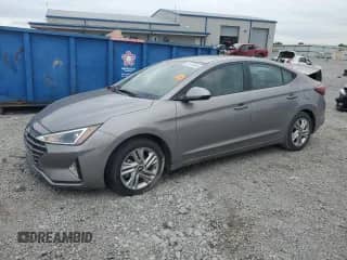 2020 Hyundai Elantra Value Edition with VIN KMHD84LF4LU910759, listed as a Copart auction lot 59713045 with 38,368 mi miles and Salvage title. Bid and sale history available at DreamBid. Image 1.