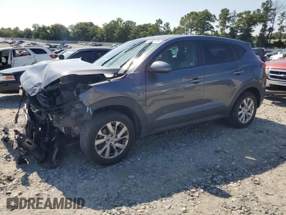 2021 Hyundai Tucson SE with VIN KM8J23A4XMU346634, listed as a Copart auction lot 65253225 with Not provided miles and Salvage title. Bid and sale history available at DreamBid. Image 1.