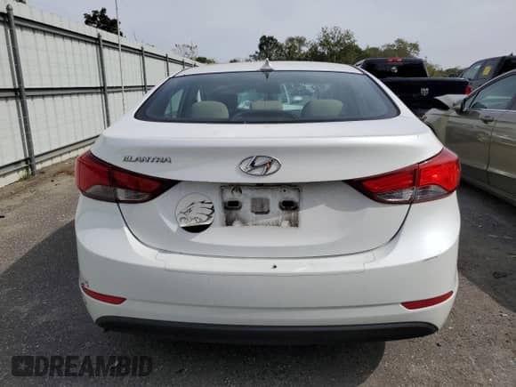 2016 Hyundai Elantra Value Edition с VIN 5NPDH4AE1GH737474, выставлен на аукционе Copart как лот 84704005 с пробегом Не указан миль и Списание • Salvage title. История ставок и продаж доступна на DreamBid. Изображение 6.
