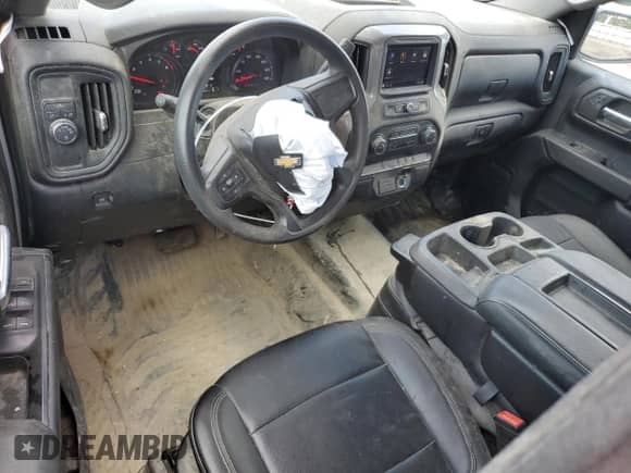 2020 Chevrolet Silverado 1500 Work Truck z VIN 1GCRWAEF6LZ172056, wystawiony jako Copart lot #61770935 z przebiegiem 56 828 mil mil oraz Szkoda całkowita • Salvage title. Historia ofert i sprzedaży dostępna na DreamBid. Obrazek 8.