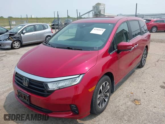 2024 Honda Odyssey EX-L с VIN 5FNRL6H6XRB045391, выставлен на аукционе IAAI как лот 42402873 с пробегом 21 655 миль миль и . История ставок и продаж доступна на DreamBid. Изображение 2.
