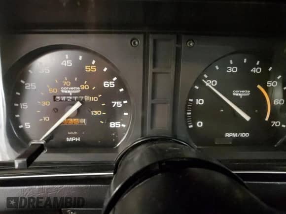 1980 Chevrolet Corvette с VIN 1Z87HAS416149, выставлен на аукционе Copart как лот 62026364 с пробегом 4 217 миль миль и Списание • Salvage title. История ставок и продаж доступна на DreamBid. Изображение 9.