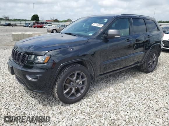 2021 Jeep Grand Cherokee Limited X with VIN 1C4RJFBG0MC802294, listed as a Copart auction lot 61216005 with 43,832 mi miles and Salvage title. Bid and sale history available at DreamBid. Image 1.